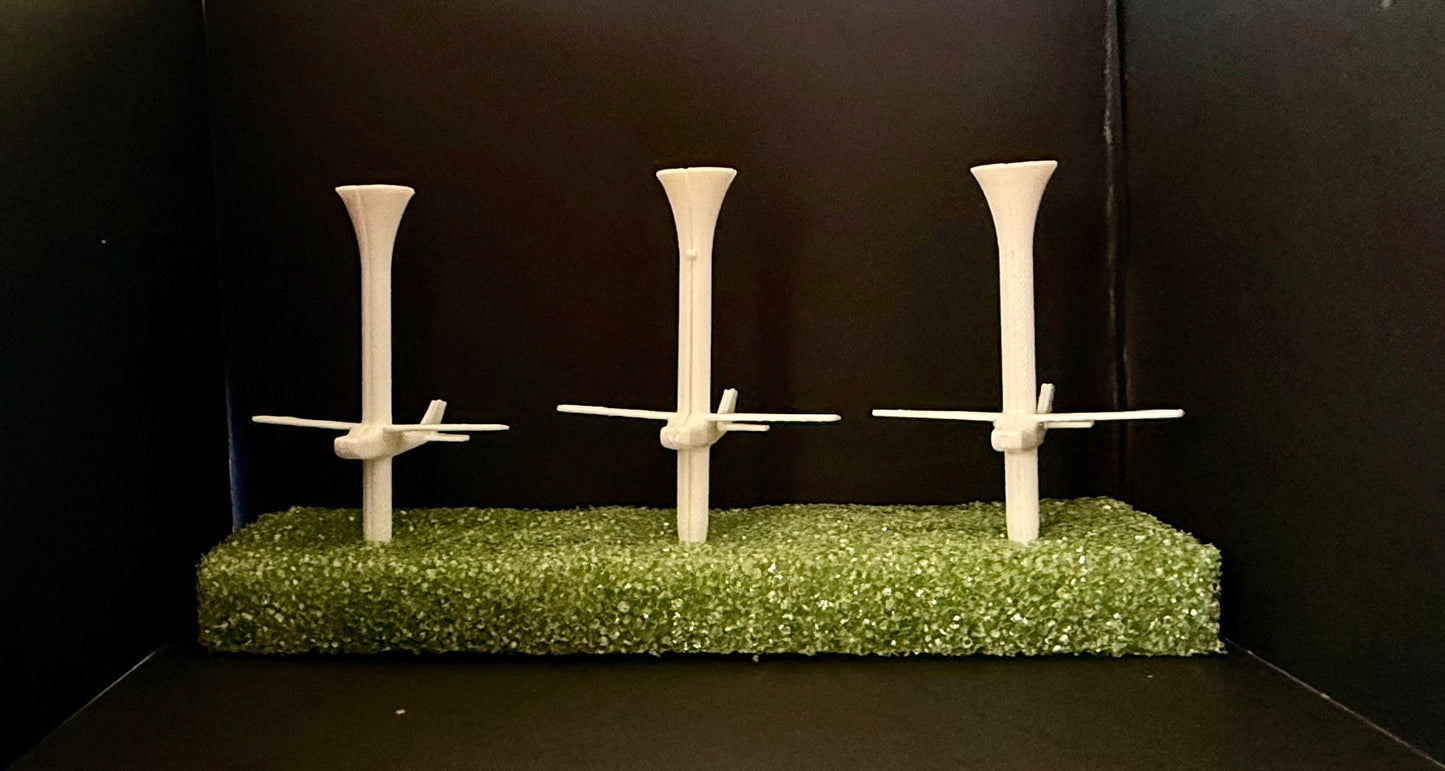 De-PAR-Tee’s / White / 5 Pack