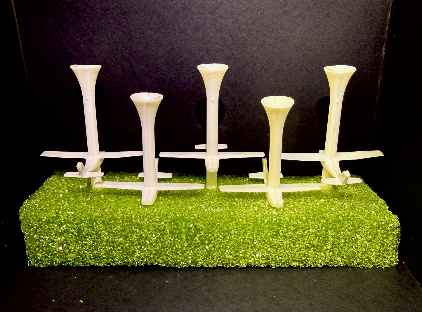 De-PAR-Tee’s / White / 5 Pack