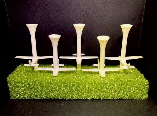 De-PAR-Tee’s / White / 5 Pack